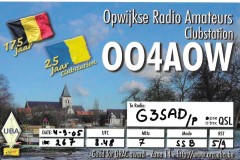 OO4AOW - 04/09/2005 - 40M - SSB - 59