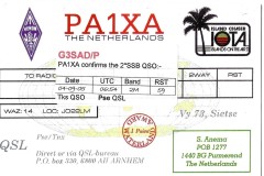 PA1XA - 04/09/2005 - 2M - SSB - 59