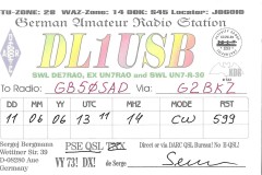 DL1USB - 11/06/2006 - 20M - CW - 599