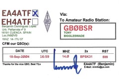 EA4ATF - 18/09/2004 - 20M - PSK31 - 599