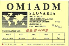 OM1ADM - 24/09/2005 - 40M - CW - 599