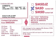 SA5D - 24/09/2005 - 40M - SSB - 59