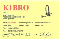 K1BRO - 05/06/2006 - 20M - SSB - 59
