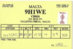 9H1WE - 29/07/2003 - 20M - SSB - 59