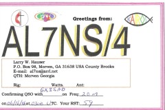 AL7NS/4 - 16/06/2006 - 20M - SSB - 59