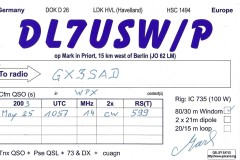 DL7USW/P - 25/05/2003 - 20M - CW - 599