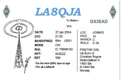LA8QJA - 27/01/2004 - 80M - CW - 559