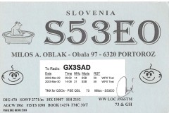 S53EO - 29/03/2003-30/03/2003 -20M/15M - SSB - 59/59