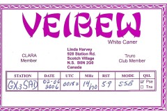 VE1BEW - 02/06/2006 - 20M - SSB - 59