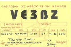 VE3BZ - 20/11/2001 - 15M - SSB - 57
