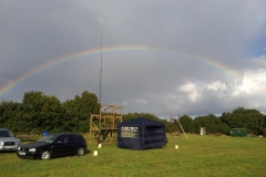 Radio under the Rainbow (Not Photoshopped!)
